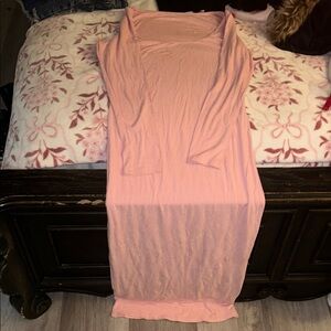 Pink Long Sleeve Dress